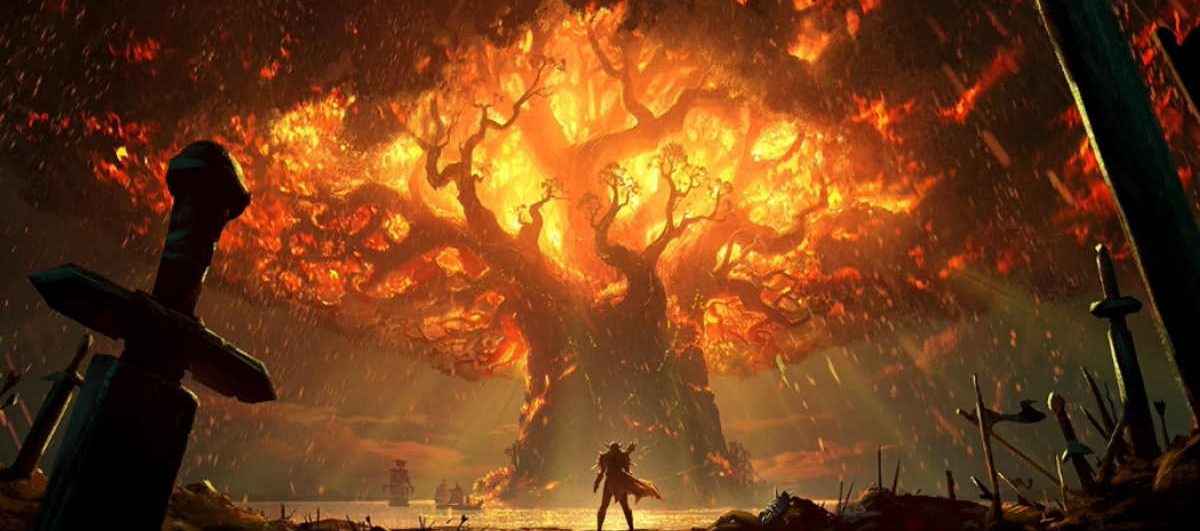 World of Warcraft na Blizzcon 2017 - Aumento nos preços de World of Warcraft - Battle for Azeroth -Teldrassil antes de pegar fogo