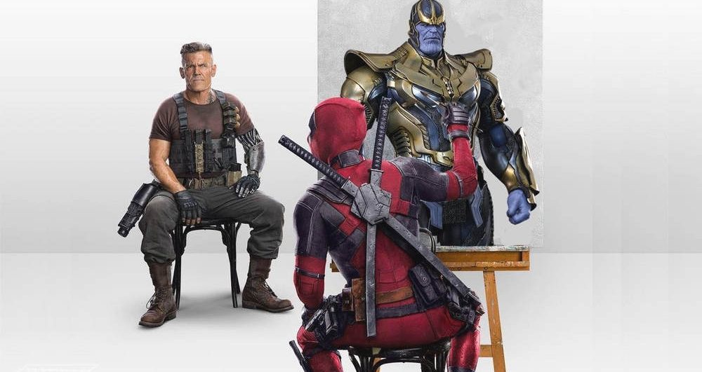 Deadpool pintando Cable do jeito certo
