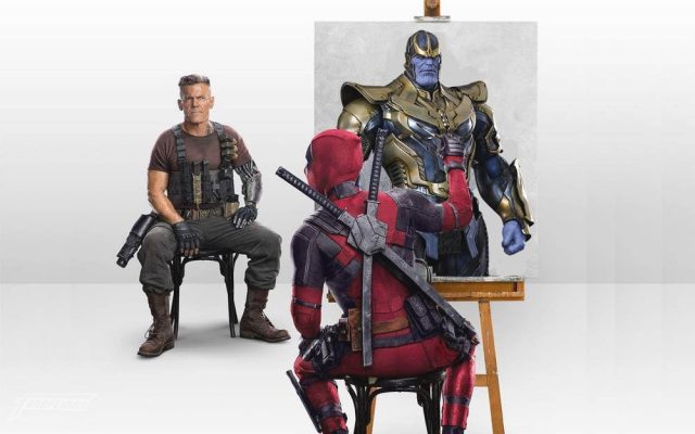 Deadpool pintando Cable do jeito certo