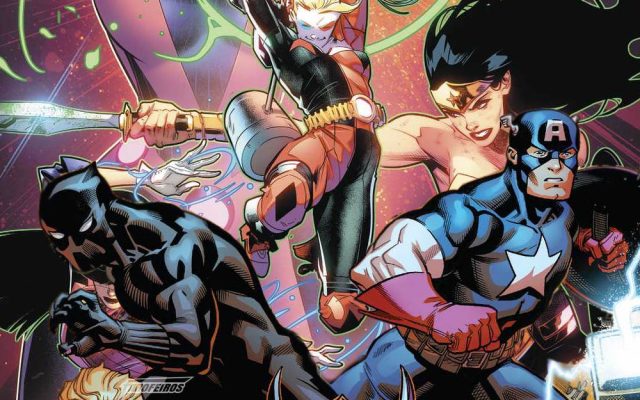 Gigantes espaciais são os inimigos de Vingadores e da Liga da Justiça