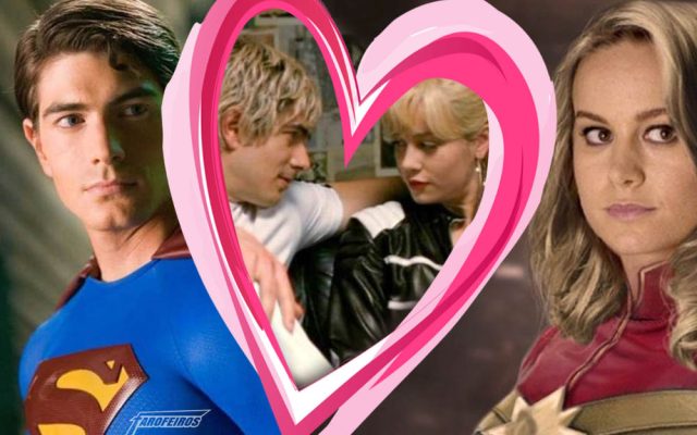 Se lembra daquela vez que o Superman e a Capitã Marvel namoraram - Brie Larson - Brandon Routh