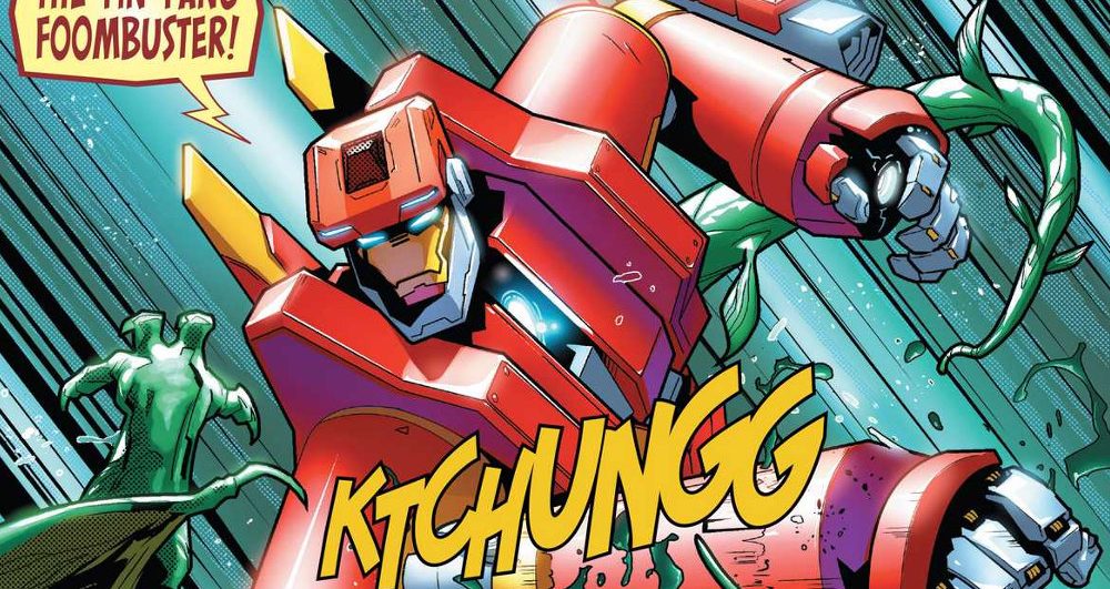 Fin Fang Foombuster - Mais uma armadura para o Homem de Ferro