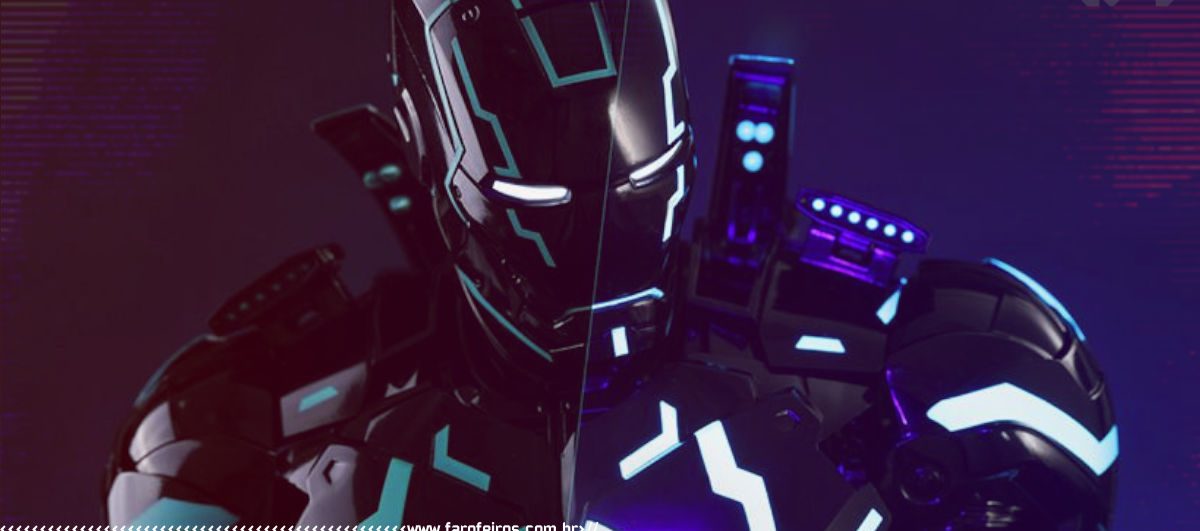 Iron Man Neon Tech - O Homem de Ferro inspirado em Tron da Hot Toys - Blog Farofeiros