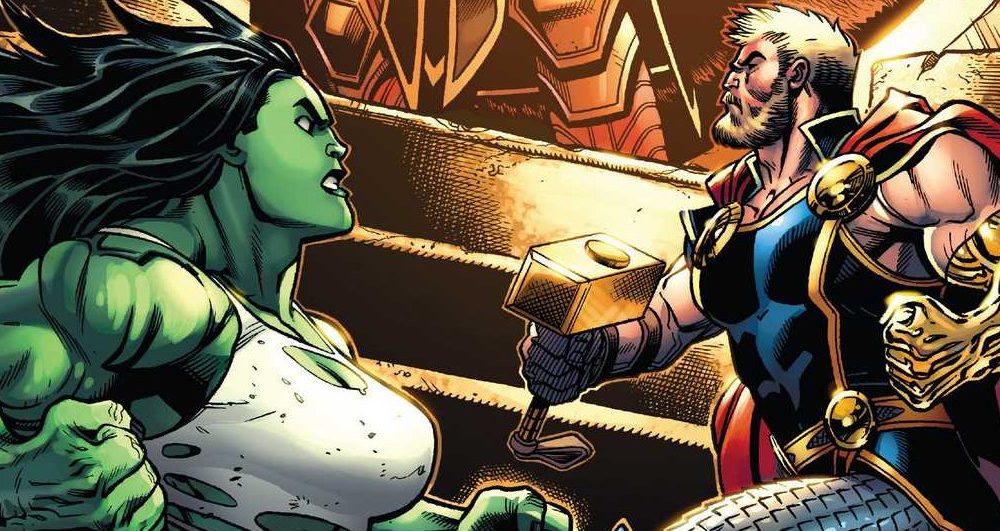 Quem é a vingadora mais quente - Avengers #4 - Mulher Hulk - Thor