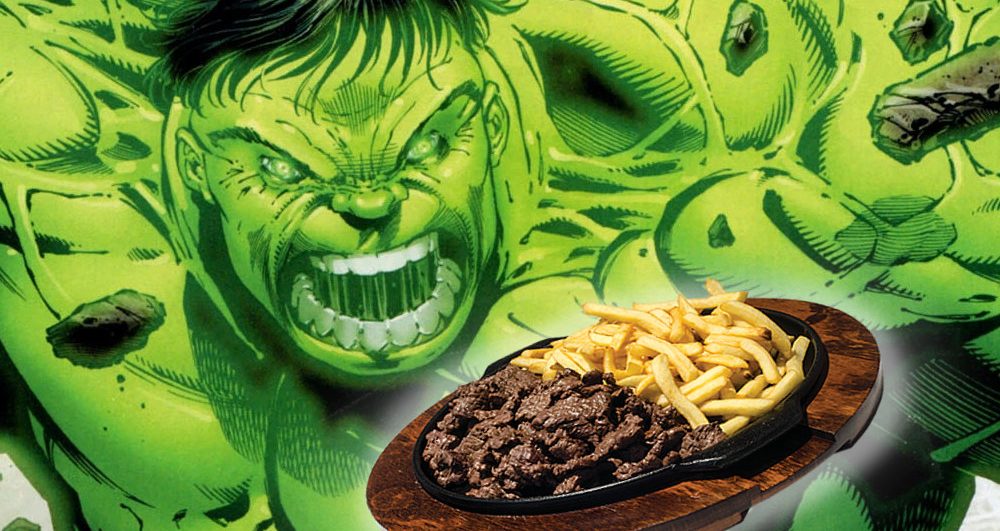 Hulk Filé com Fritas - FAROFEIROS COM BR