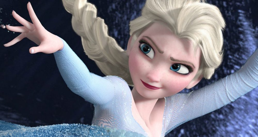 A mulher de azul - Elsa - Frozen - Blog Farofeiros