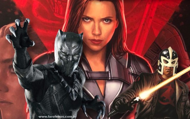 Pantera Negra - Viúva Negra - Cavaleiro Negro - Novidades dos filmes da Marvel Studios na D23 Expo 2019 - Blog Farofeiros