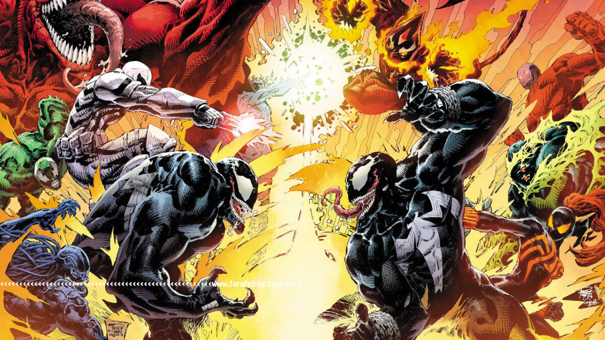 Guerra Venom e os Simbiontes da Marvel Comics