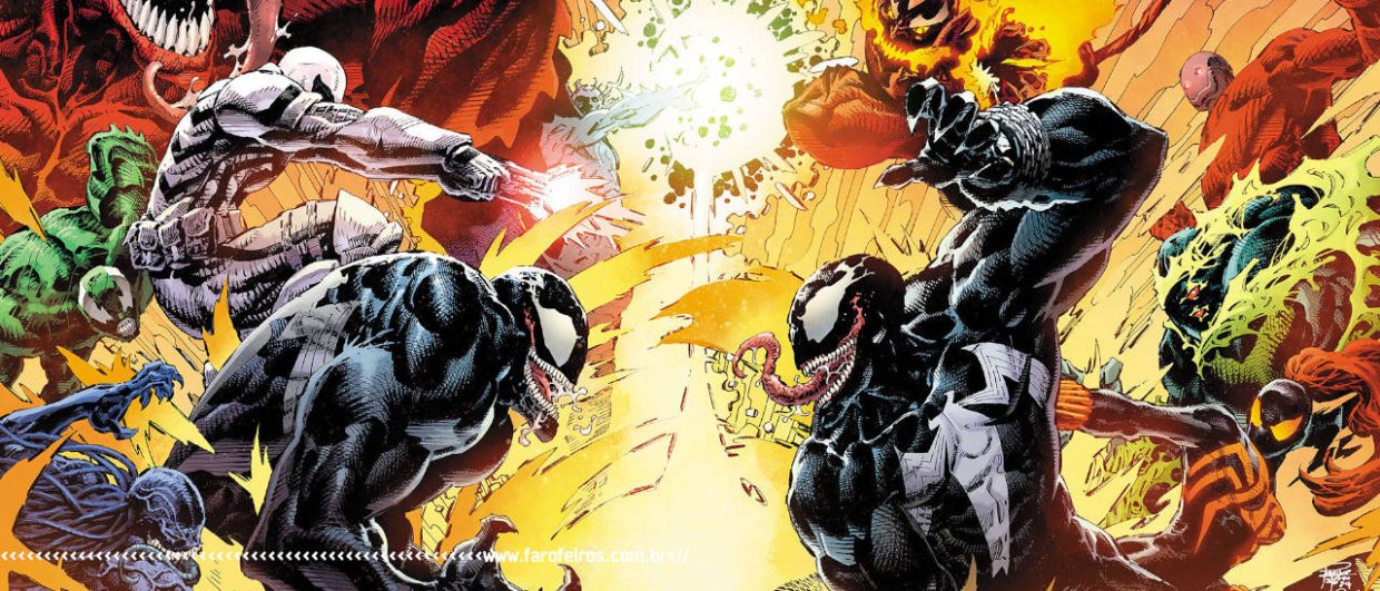 Guerra Venom e os Simbiontes da Marvel Comics