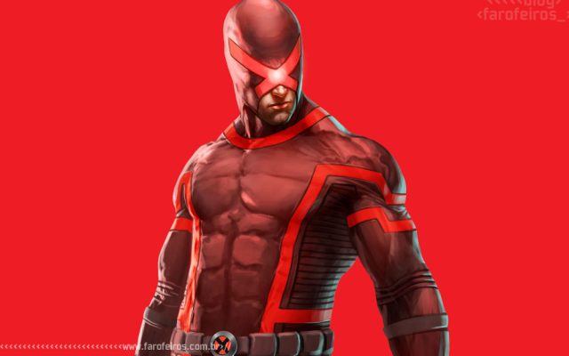 Heróis mascarados - 1 - Ciclope revoltado vermelho - Blog Farofeiros