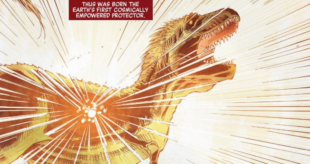 O primeiro super herói da Marvel foi um dinossauro - Vingadores - Estigma - Avengers #26 - Blog Farofeiros - 0