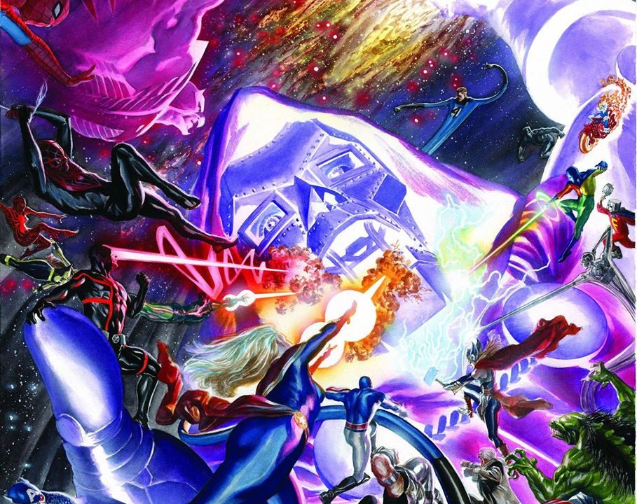 A arte de Alex Ross - Guerras Secretas - Blog Farofeiros
