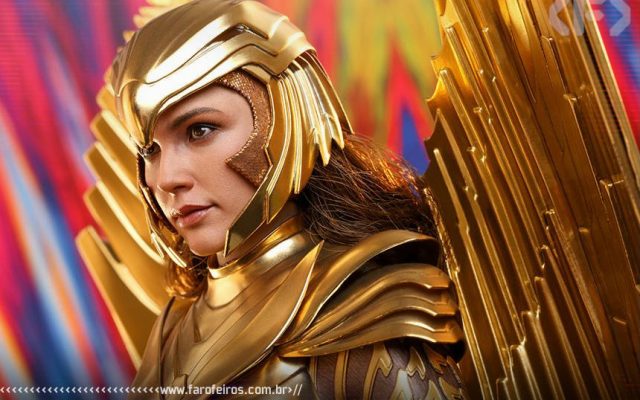Mulher Maravilha de armadura - Hot Toys - Wonder Woman 1984 - WW84 - Blog Farofeiros