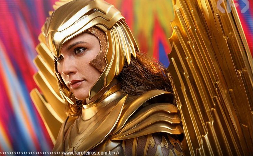 Mulher Maravilha de armadura - Hot Toys - Wonder Woman 1984 - WW84 - Blog Farofeiros