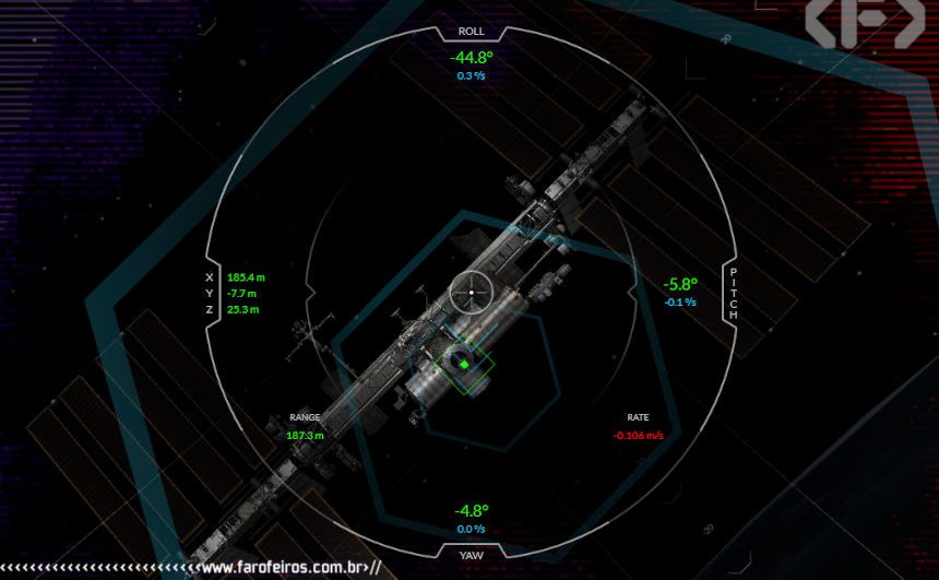 Simulador de atracamento da ISS da Space X - Blog Farofeiros