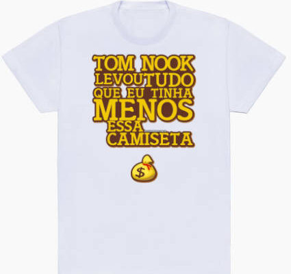 TOM NOOK LEVOU TUDO - CAMISETA - BLOG FAROFEIROS