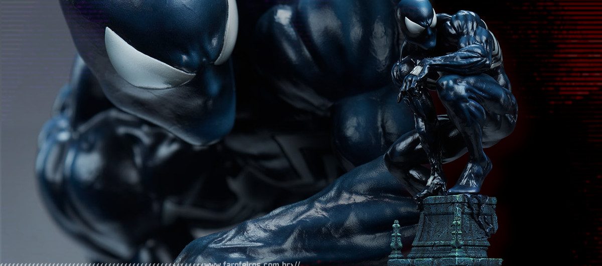 Symbiote Spider Man da Sideshow - Blog Farofeiros