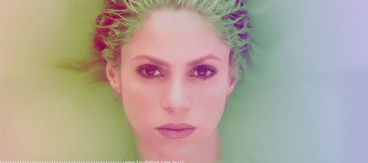 Shakira de cabelo verde - Blog Farofeiros