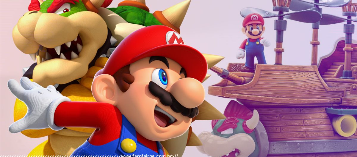 Barco do Bowser - Super Mario - Blog Farofeiros
