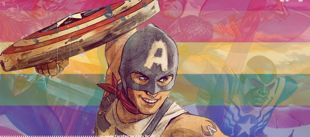 Capitão América gay - United States of Captain America - Blog Farofeiros
