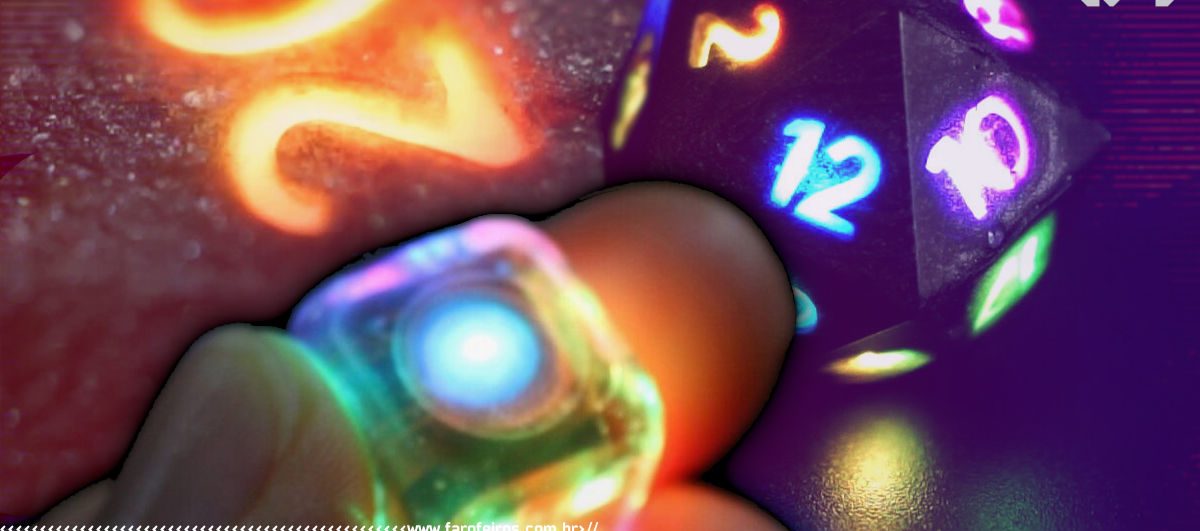 Dados de RPG eletrônicos - Colecionismo - Blog Farofeiros
