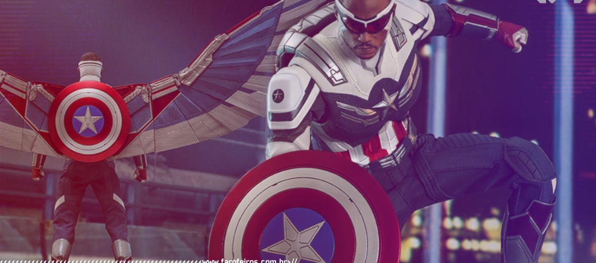 Novo Capitão América da Hot Toys de Falcão e o Soldado Invernal - Marvel Studios - Blog Farofeiros