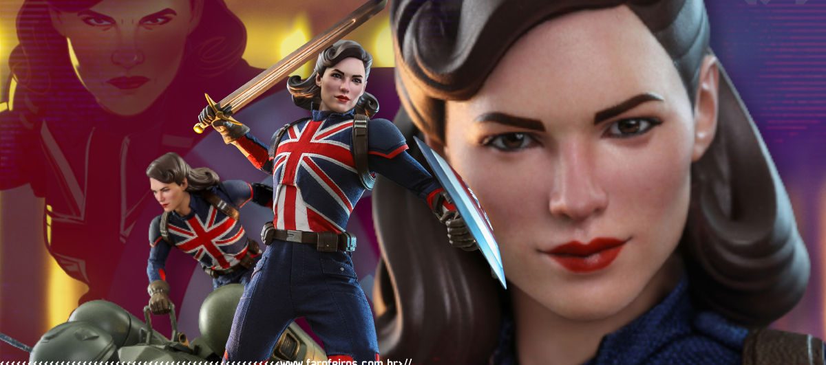 Capitã Carter da Hot Toys - Marvel Studios What If - Blog Farofeiros