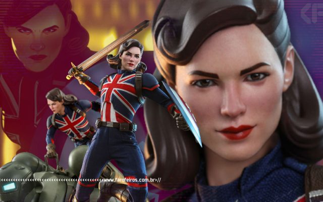 Capitã Carter da Hot Toys - Marvel Studios What If - Blog Farofeiros