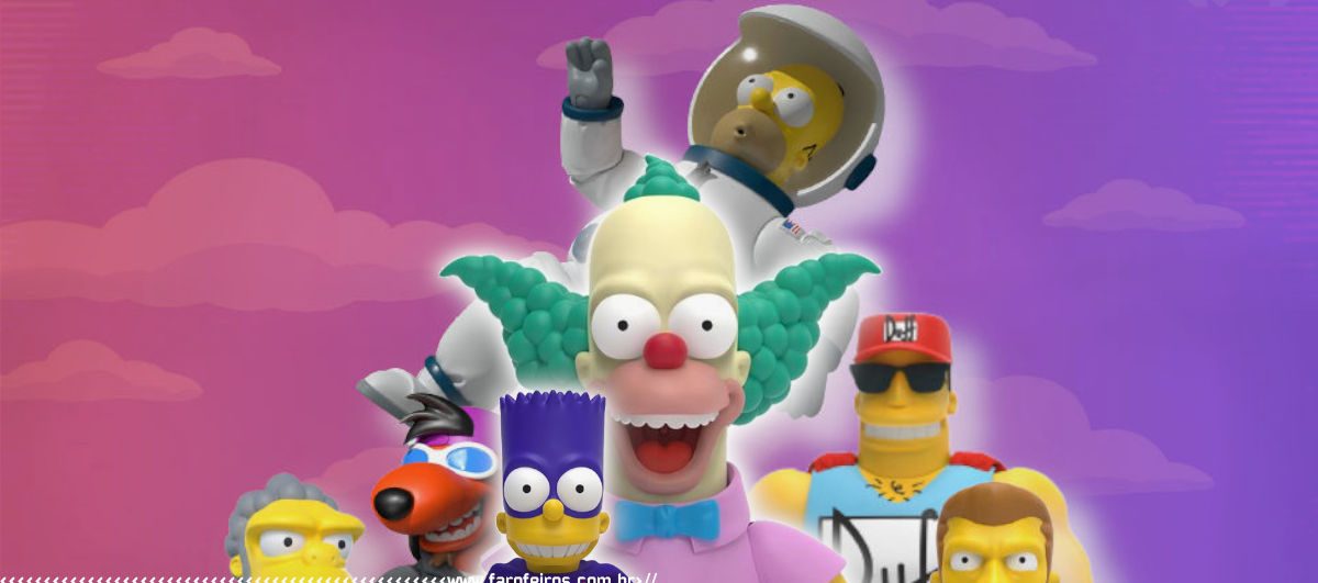 The Simpsons Ultimates da Super7 - Capa - www.farofeiros.com.br