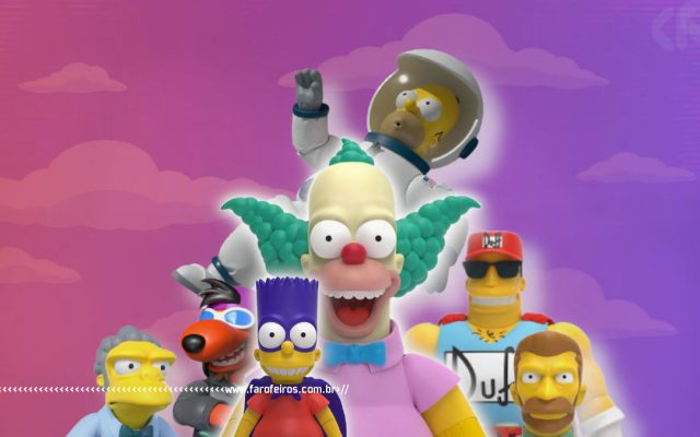 The Simpsons Ultimates da Super7 - Capa - www.farofeiros.com.br