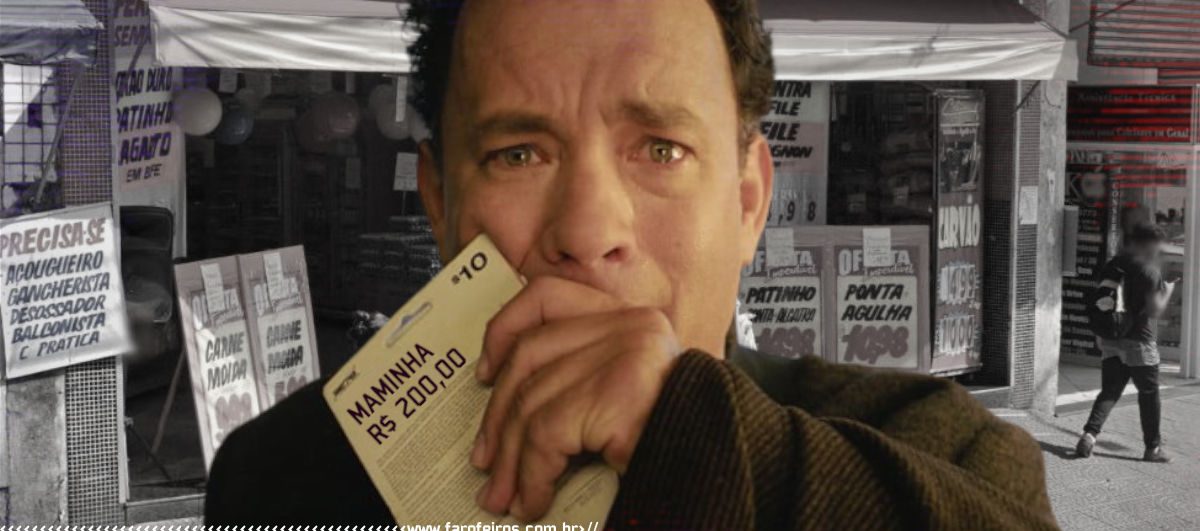 Que saudade do Brasil - Tom Hanks triste - www.farofeiros.com.br
