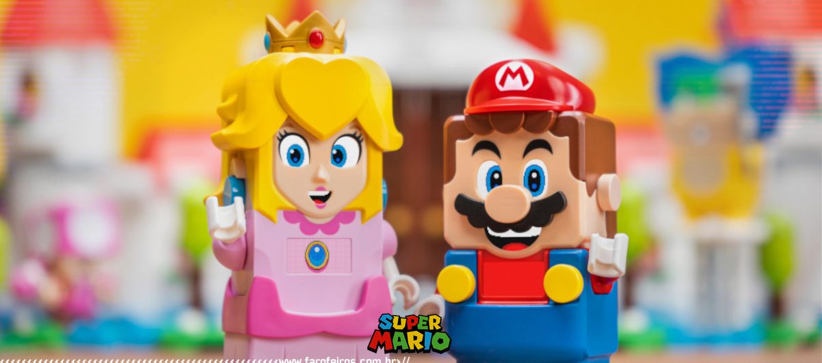 LEGO Peach do Super Mario - Nintendo - Capa - www.farofeiros.com.br