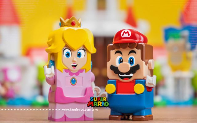 LEGO Peach do Super Mario - Nintendo - Capa - www.farofeiros.com.br