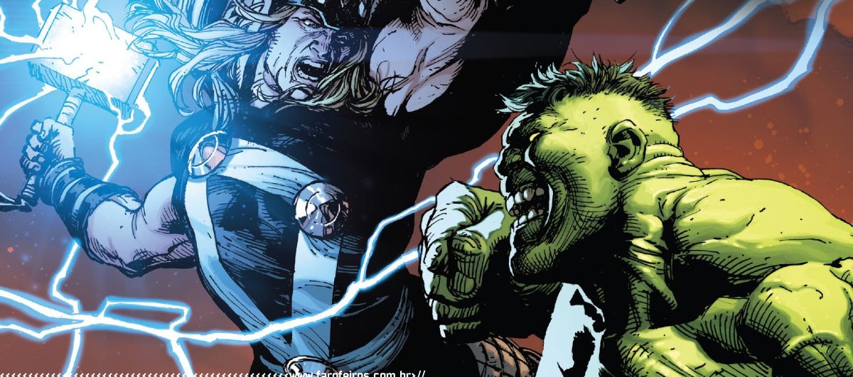 Banner de Guerra - Hulk Vs Thor - CAPA - Blog Farofeiros
