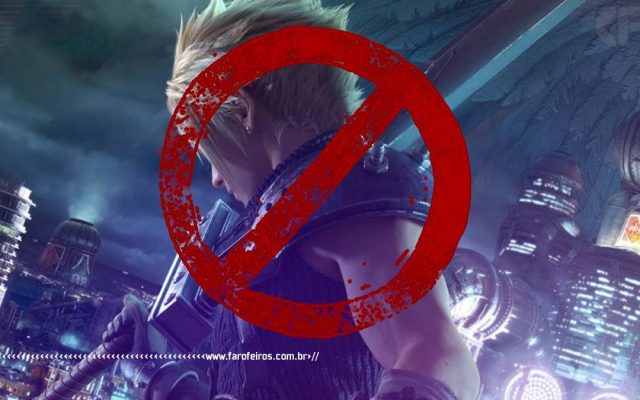 Estatuto do Desespadamento - Cloud - Final Fantasy VII Remake - Blog Farofeiros