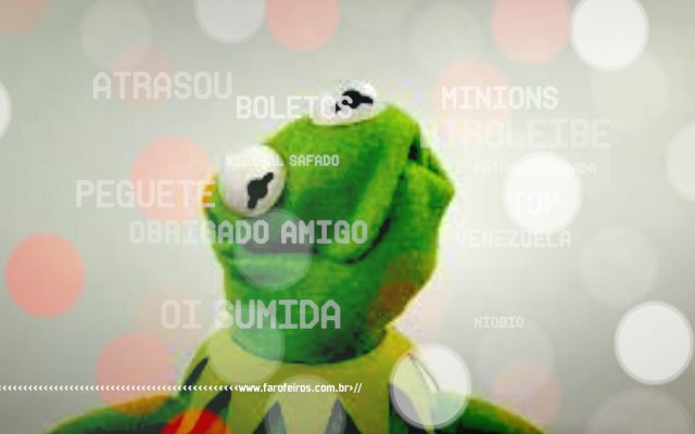 Como socar alguém pela tela do celular - Caco o Sapo nervoso - 2 - Blog Farofeiros