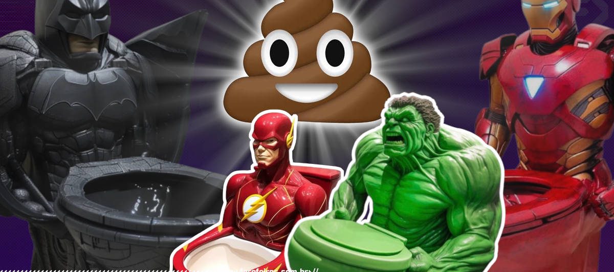 Super-heróis e privadas - Blog Farofeiros