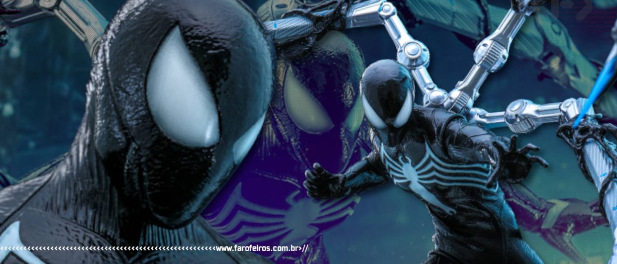 Spider-Man 2 Black Suit da Hot Toys - Homem Aranha 2 do Playstation - Blog Farofeiros - 00