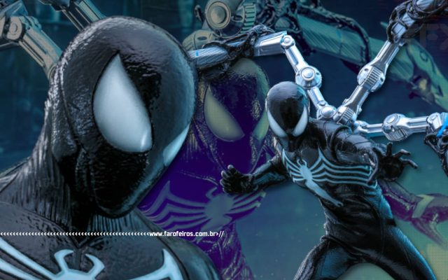 Spider-Man 2 Black Suit da Hot Toys - Homem Aranha 2 do Playstation - Blog Farofeiros - 00