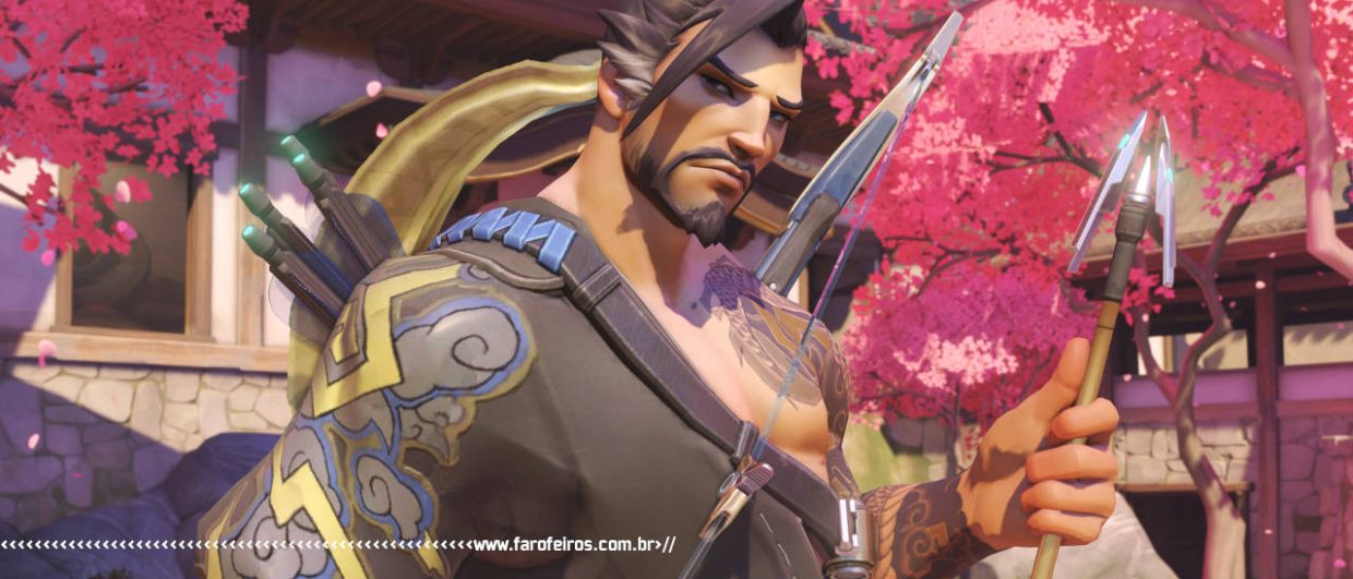 Eu não termino os jogos que começo - Hanzo de Overwatch - Blog Farofeiros