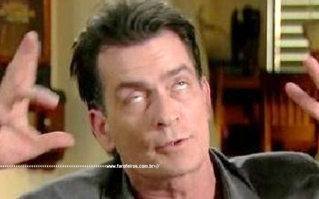 Sem energia - Charlie Sheen - BLOG FAROFEIROS