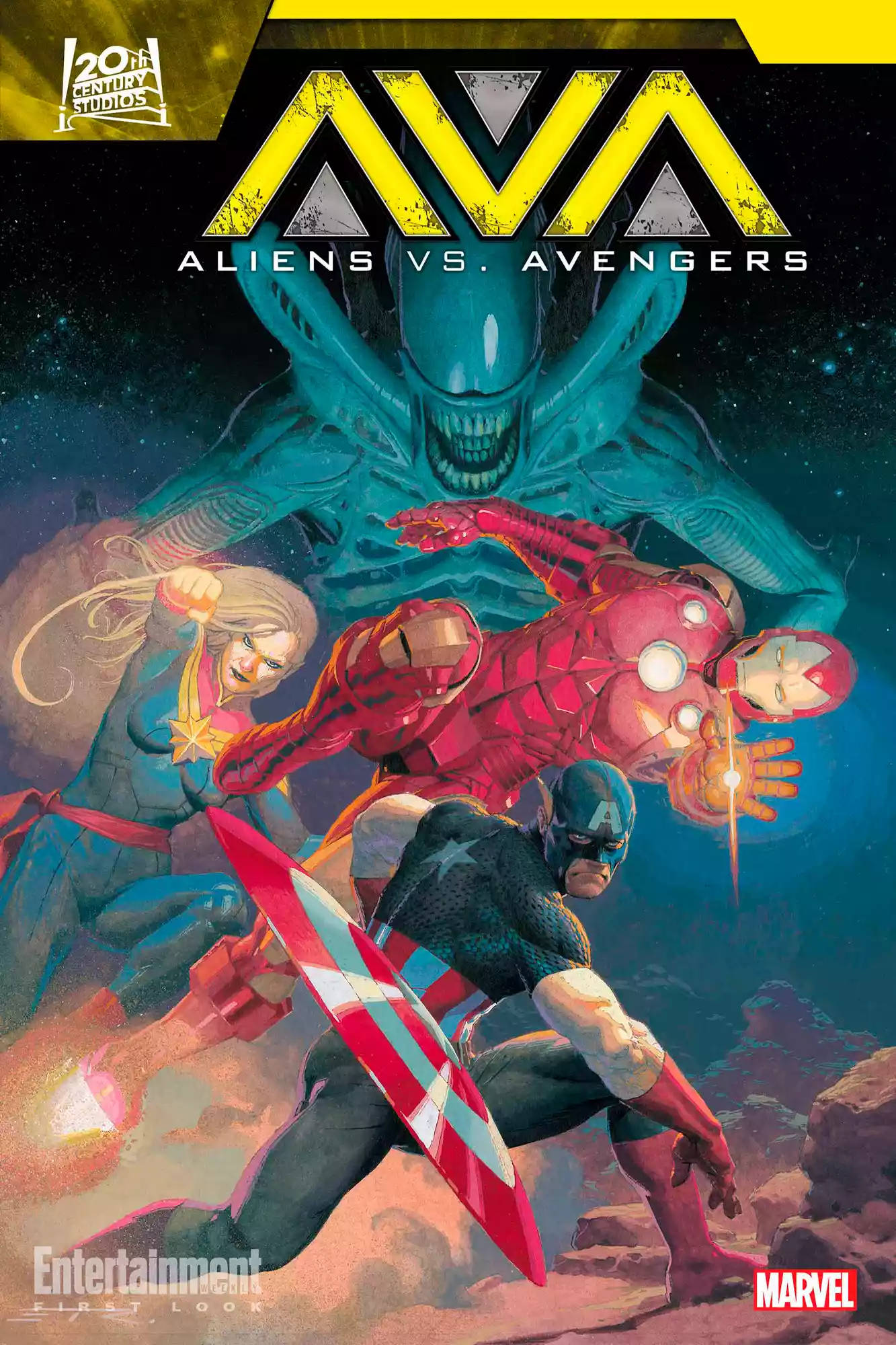 Aliens Vs Avengers - Marvel Comics - BLOG FAROFEIROS