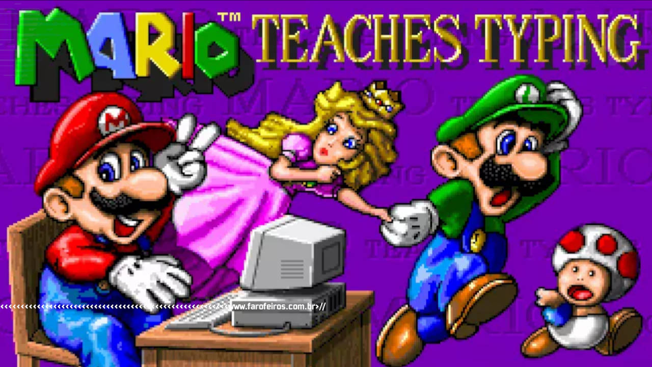Você sabe o que são jogos Abandonwear - Mario Teachs Typing - BLOG FAROFEIROS