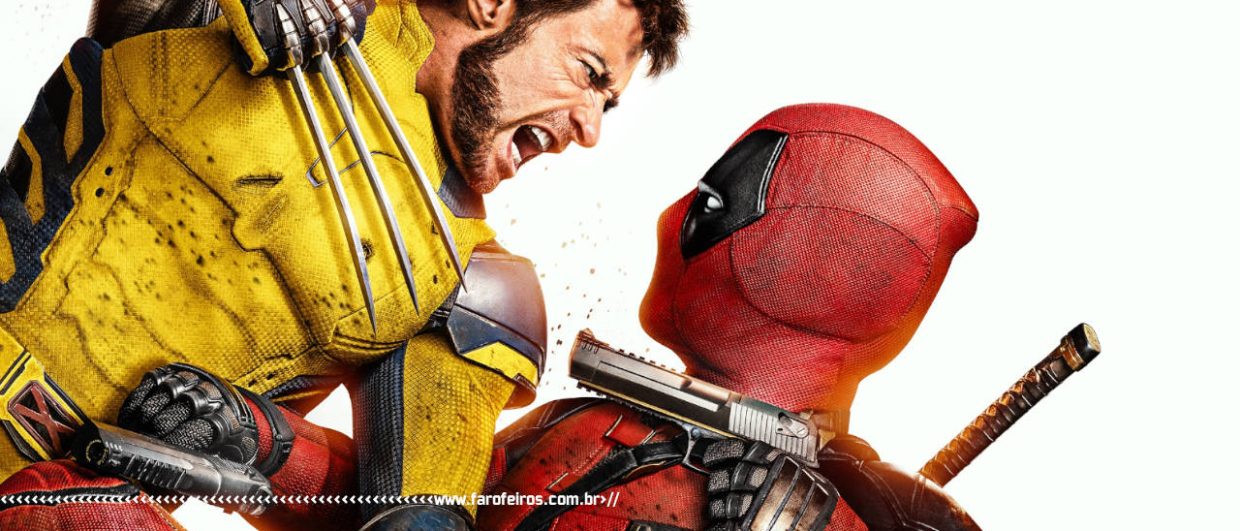 Deadpool e Wolverine brigando - Filme