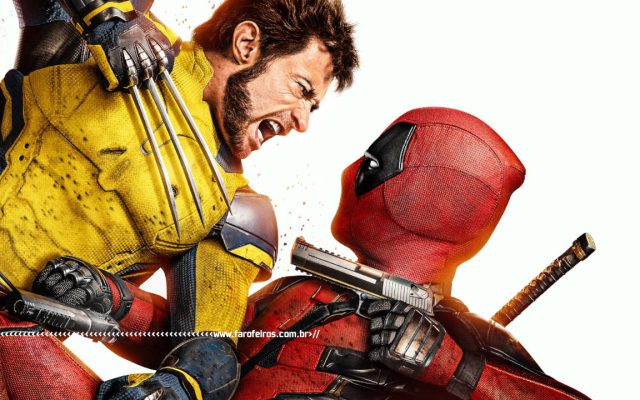 Deadpool e Wolverine brigando - Filme