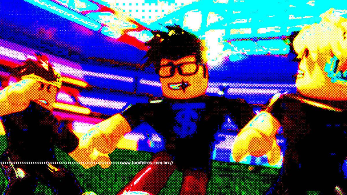 Imagem do jogo Roblox com efeito deep fried - Roblox mentiu para investidores - blog FAROFEIROS