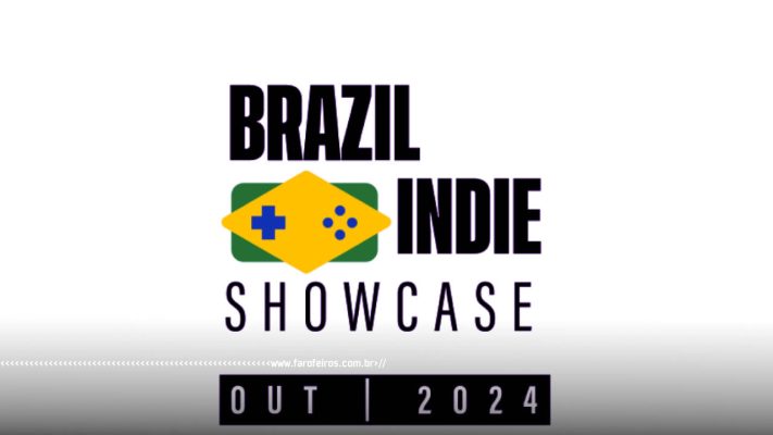 Logo Brazil Indie Showcase - Outubro 2024 - Games - blog FAROFEIROS