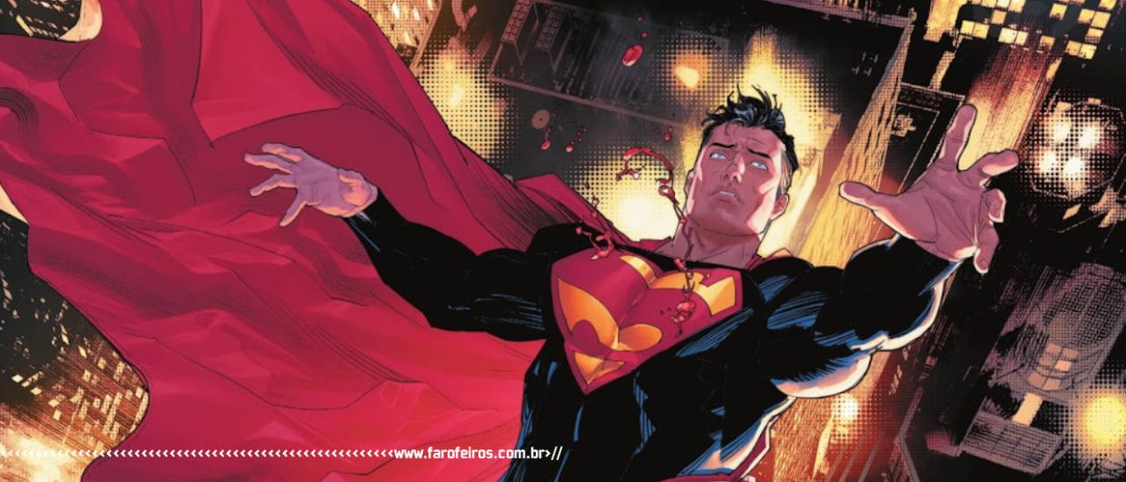 Superman caindo ferido - O final de Absolute Power - DC Comics - blog FAROFEIROS
