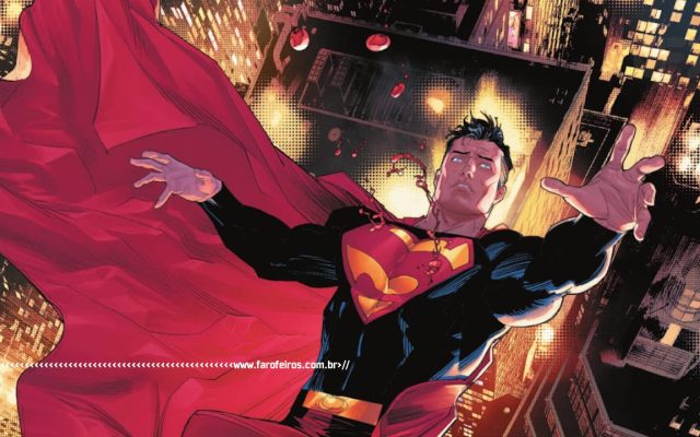 Superman caindo ferido - O final de Absolute Power - DC Comics - blog FAROFEIROS