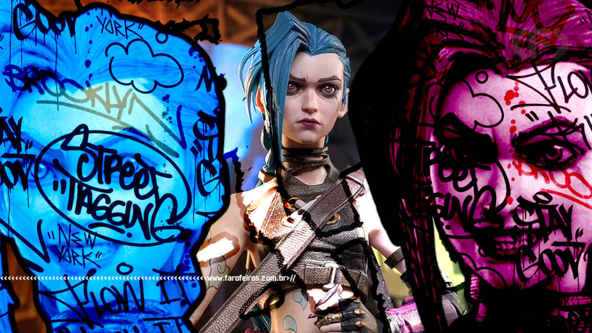 Hot Toys revela Jinx de Arcane - League of Legends - blog FAROFEIROS